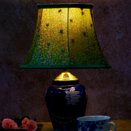 Brocade Bell Lampshade